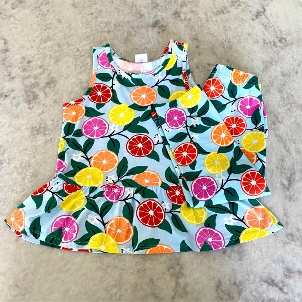 Hanna Andersson Citrus Outfit SZ 10